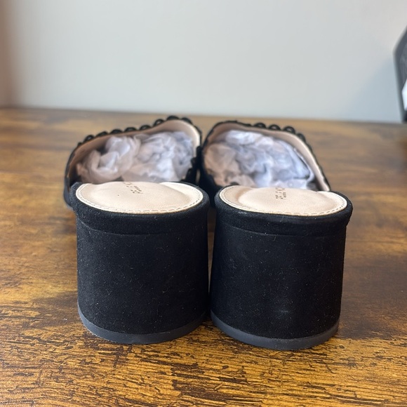 Pelle Moda Rayna Black Suede Heels 9 - Picture 6 of 10